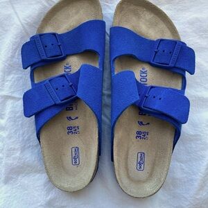 Birkenstocktock, Size 38 (us 8), like new!  Fun, coolly blue color